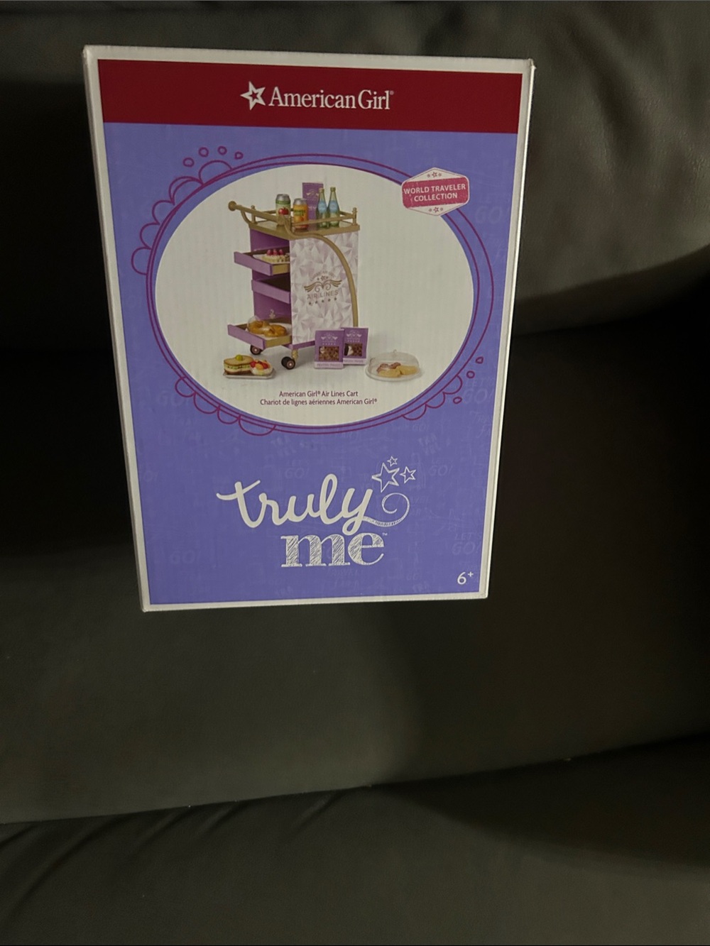 American Girl Purple and Gold Truly Me Doll Play Cart